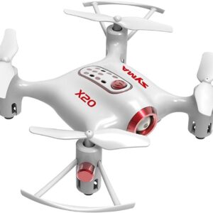 Cheerwing Syma X20 Mini Drone RC Nano Quadcopter with Auto Hovering 3D Flip(White)